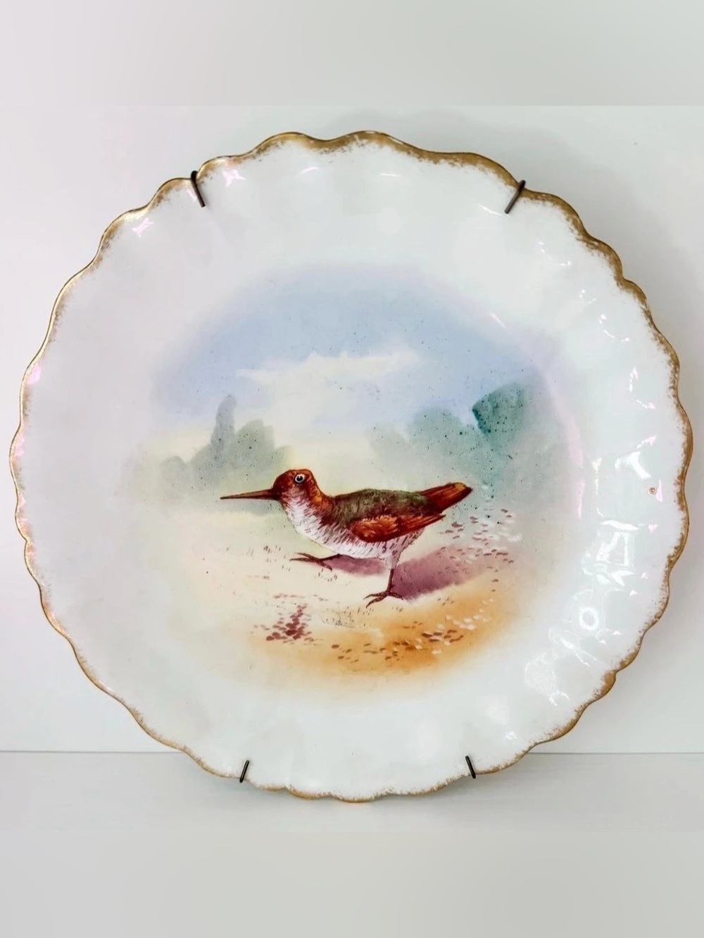Antique Decorative Limoges Bird Plate